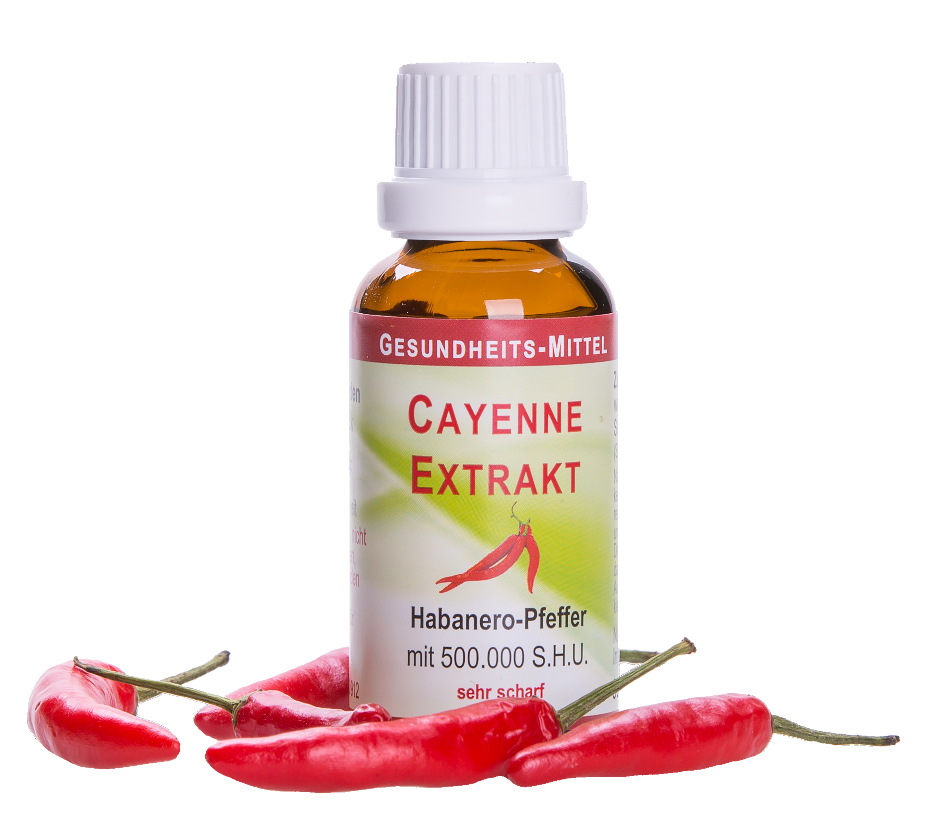 Cayenne-Extrakt 500.000 S.H.U. - 30 Kapseln